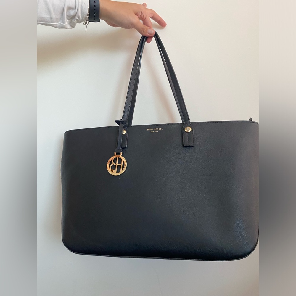 Henri Bendel black tote